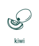 Kawa z nutami kiwi